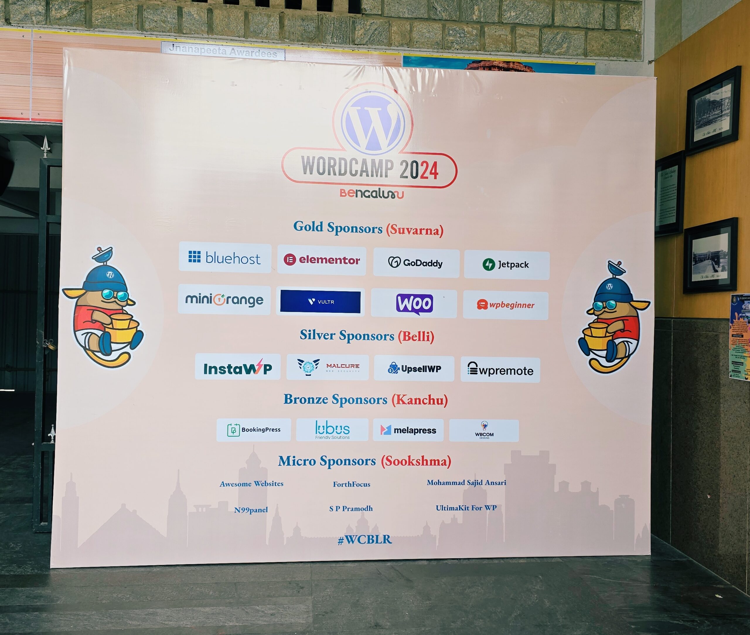 WordCamp Bengaluru 2024 Sponsor Board