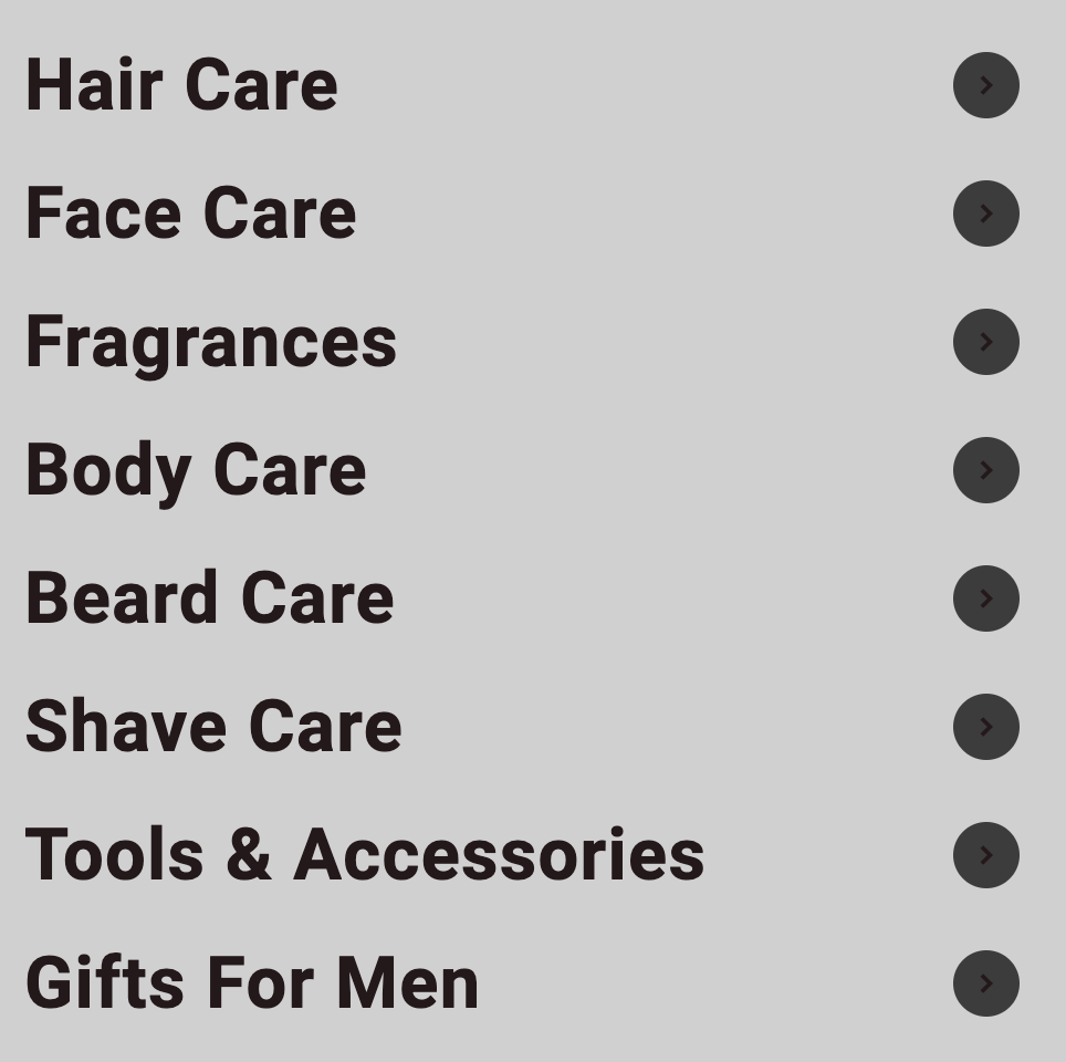 The Man Company product offerings